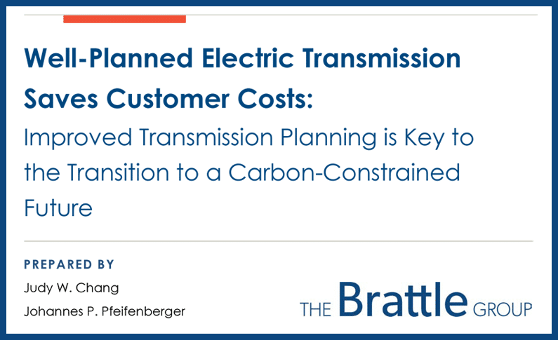 Well‐Planned Electric Transmission Saves Customer Costs