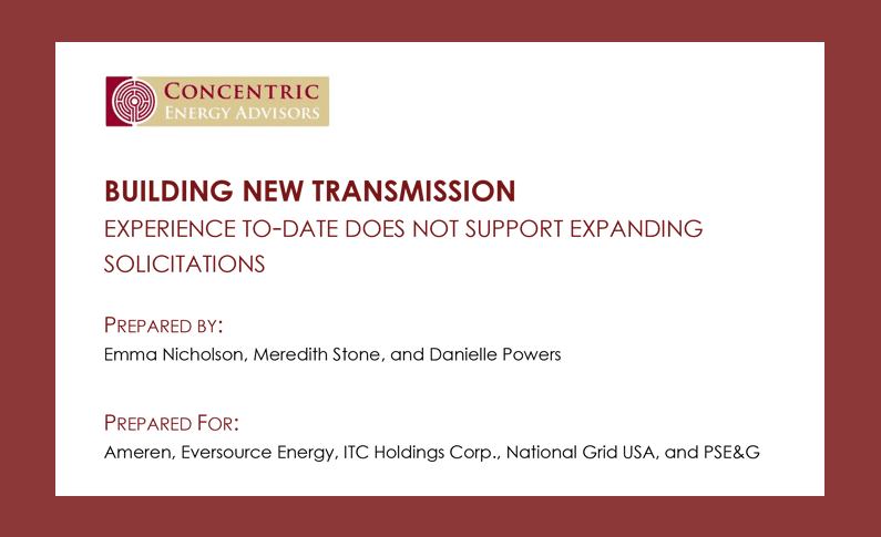 Building New Transmission Experience To-Date Does Not Support Expanding Solicitations