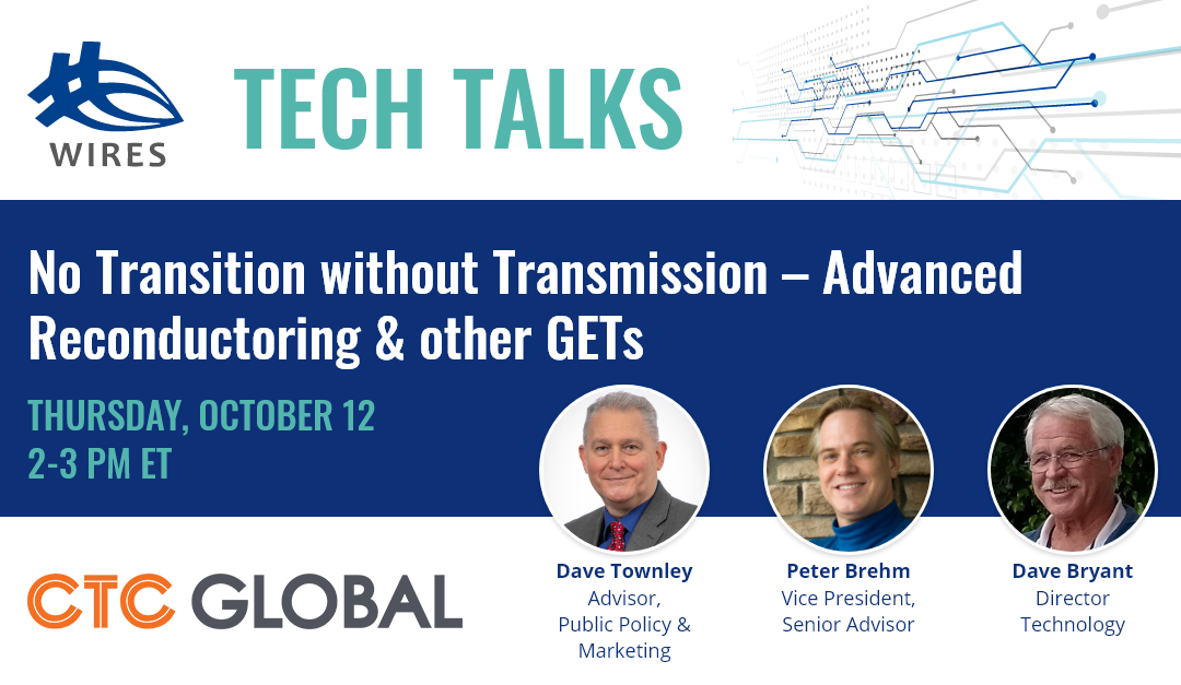 WIRES Tech Talk – No Transition without Transmission: Advanced Reconductoring & other GETs
